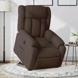 vidaXL Πολυθρόνα Relax με Υποπόδιο Ανακλινόμενη Καφέ 3205345