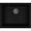 Laveo Ibiza SBI 610U Υποκαθήμενος Νεροχύτης Γρανίτη Ματ Black 56x46cm