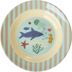 Rice Πιάτο Φαγητού Ocean Print 250ml