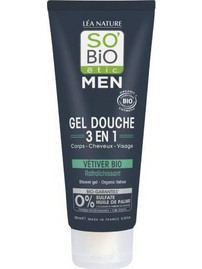 So' Bio Etic Vetiver Ανδρικό Αφρόλουτρο σε Gel 200ml