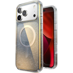 Speck Presidio Lux with MagSafe Back Cover Hyper Mirror Glitter Silver Metallic (iPhone 17 Pro Max)