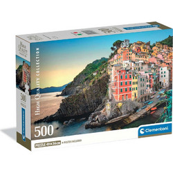 Puzzle Clementoni Ακτή Riomaggiore 500 Κομμάτια