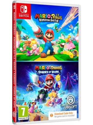Mario Rabbids Double Pack - Kingdom Battle / Sparks of Hope Key Nintendo Switch