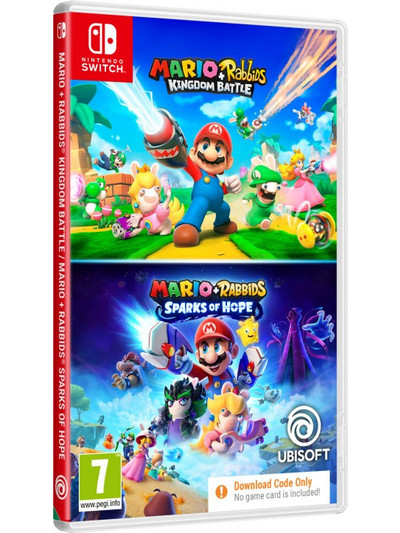 Mario Rabbids Double Pack - Kingdom Battle / Sparks of Hope Key Nintendo Switch