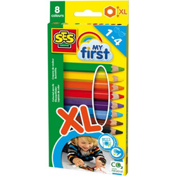SES Creative My First XL Ξυλομπογιές Σετ 8τμχ
