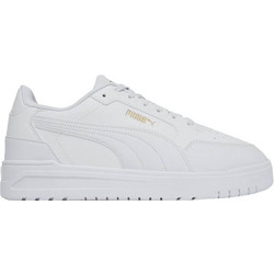 Puma Shuffle Downtown Ανδρικά Sneakers Λευκά 402596-01