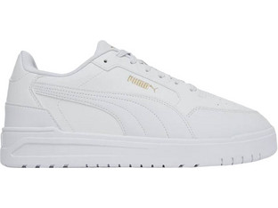 Puma Shuffle Downtown Ανδρικά Sneakers Λευκά 402596-01