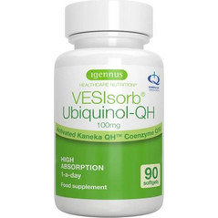 Igennus VESIsorb Ubiquinol-QH Coenzyme Q10 100mg 90 Κάψουλες