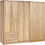 HomeMarkt Εξάφυλλη Ντουλάπα Ρούχων Blakely Sonoma 201x43x181cm HM21235.02
