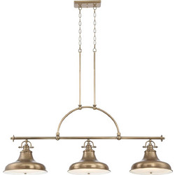 Elstead Lighting E1-qz-emery3p-ws Κρεμαστό Φωτιστικό Οροφής Τρίφωτο Μπρονζέ