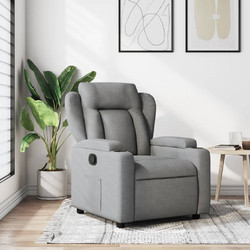 vidaXL Πολυθρόνα Relax Ανακλινόμενη Γκρι 3205564