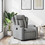 vidaXL Πολυθρόνα Relax Ανακλινόμενη Γκρι 3205564