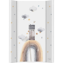 Ceba Baby Rainbow Home Μαλακή Αλλαξιέρα Μωρού Πλαστική 70x50cm Λευκή