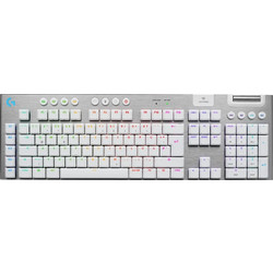 Logitech G915 X Lightspeed Ασύρματο Μηχανικό Gaming Πληκτρολόγιο με GL Tactile Διακόπτες RGB White