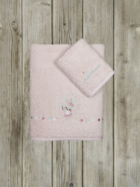 Nima Ballet Bunny Σετ Παιδικές Πετσέτες 2τμχ 400gr/m² 36059