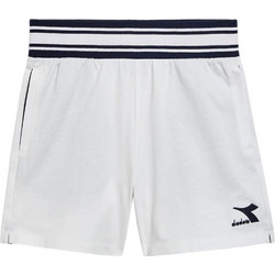 Diadora Αθλητικό Γυναικείο Σορτς Ψηλόμεσο Λευκό 102.179334-20002