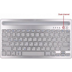BTK11 Silver Ασύρματο Πληκτρολόγιο για Tablet