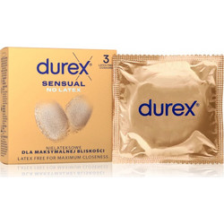 Durex Sensual No Latex Προφυλακτικά Χωρίς Λάτεξ 3τμχ