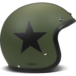 DMD Retro Star Green Κράνος Μηχανής Jet