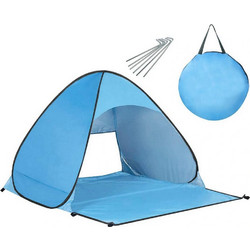 Τέντα Παραλίας Pop Up Γαλάζια 160x140x110cm 14417V
