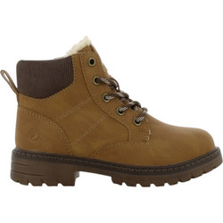 Safety Jogger Παιδικά Μποτάκια Καφέ με Φερμουάρ & Γούνα SJ617698-06