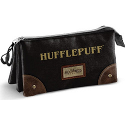 Karactermania Harry Potter Hufflepuff Κασετίνα με 3 Θήκες Μαύρη 09713