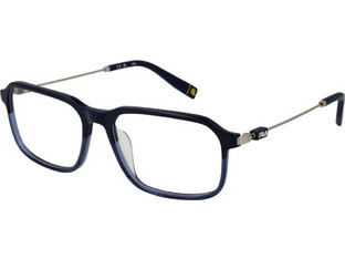 Fila VFI449 5501FK Ανδρικός Σκελετός Γυαλιών Οράσεως Κοκάλινος Ασημί Μαύρος