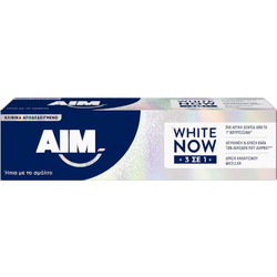 Aim White Now 3in1 Οδοντόκρεμα για Λεύκανση 75ml