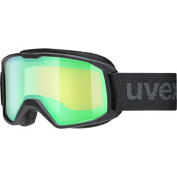 Uvex Athletic FM Μάσκα Σκι & Snowboard Ενηλίκων Μαύρη με Φακό Καθρέπτη Πράσινο