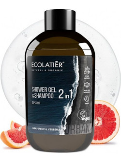 Ecolatier Sport Ανδρικό Αφρόλουτρο σε Gel 600ml