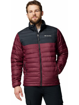 Columbia Ανδρικό Μπουφάν Χειμωνιάτικο Puffer Αντιανεμικό Μπορντό 2086962-624