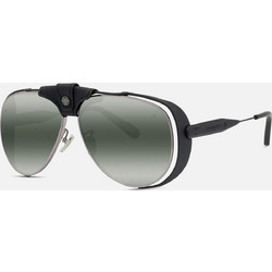 Vuarnet VU40030U 0102X Ανδρικά Γυαλιά Ηλίου Aviator Μεταλλικά Μαύρα με Μαύρο Φακό