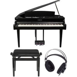 Yamaha CLP-865GP Set Ηλεκτρικό Πιάνο με Ουρά με 88 Βαρυκεντρισμένα Πλήκτρα Black