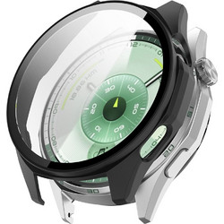 Techsuit Defense360 Pro Πλαστική Θήκη Tempered Glass για Huawei Watch GT6 46mm Μαύρη