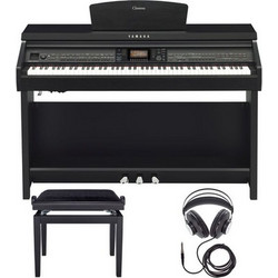 Yamaha CVP-701 Set Ηλεκτρικό Πιάνο Όρθιο με 88 Βαρυκεντρισμένα Πλήκτρα Black