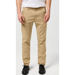 Wrangler Ανδρικό Παντελόνι Chino Ελαστικό Κανονική Εφαρμογή Μπεζ 112371101