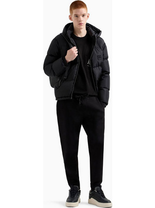 Armani Exchange Ανδρικό Παντελόνι Φόρμας με Λάστιχο Μαύρο XM000373AF10818