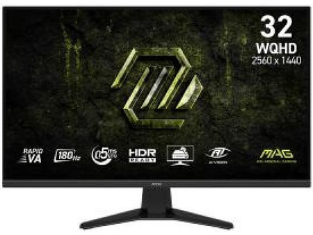 MSI MAG 325QF E18V VA HDR Gaming Monitor 31.5" 2560x1440 QHD 180Hz 0.5ms