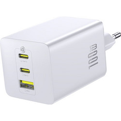 Baseus Enerfill FE11 Φορτιστής χωρίς Καλώδιο με Θύρα USB-A & 2 Θύρες USB-C 100W Quick Charge 3.0 & Power Delivery White