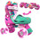 Yvolution Neon Combo Quad Αυξομειούμενα Rollers Παιδικά Φούξια Πράσινα 53.NC49F4