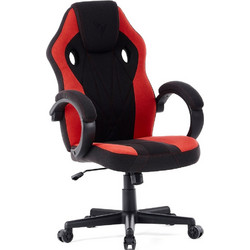 SENSE7 Prism Καρέκλα Gaming Υφασμάτινη Μαύρη Κόκκινη 5902659843524