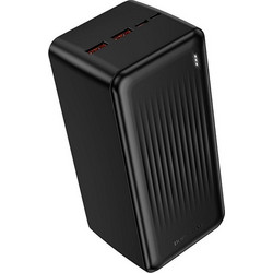 Borofone BJ80C Power Bank 50000mAh 22.5W με 2 Θύρες USB-A & Θύρα USB-C Quick Charge 3.0 & Power Delivery Black
