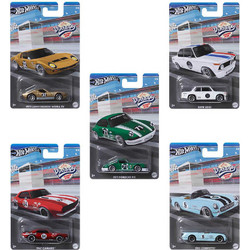 Mattel Hot Wheels Silver Series Vintage Racing Car Διάφορα Σχέδια