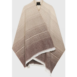 Funky Buddha Γυναικεία Ζακέτα Πόντσο Μακριά Μπεζ FBL012-130-10