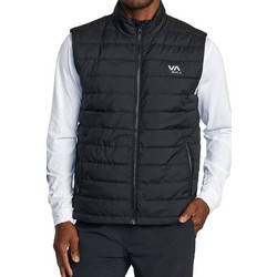 RVCA Αμάνικο Ανδρικό Μπουφάν Puffer Μαύρο AVYJK00231-BLK