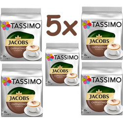 Tassimo Κάψουλες Cappuccino Cappuccino Classico Συμβατές με Μηχανή Tassimo 40τμχ