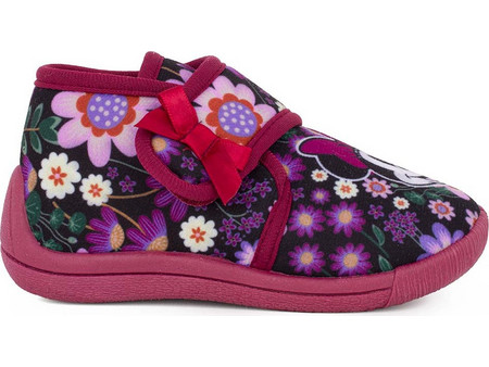 Modum Minnie Mouse Χειμερινές Παιδικές Παντόφλες Μποτάκια για Κορίτσι Μωβ Μπορντό DM011303