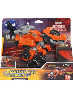 VTech Switch & Go Dinos Flare The T-Rex Φιγούρα Δεινόσαυρος για 3+ Ετών