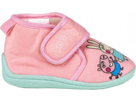 Cerda Peppa Pig Χειμερινές Παιδικές Παντόφλες Μποτάκια για Κορίτσι Ροζ Πράσινο Mint 2300006079