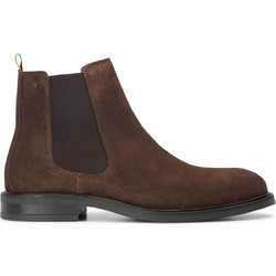 Hackett Ανδρικά Chelsea Μποτάκια Suede Καφέ HMS200043